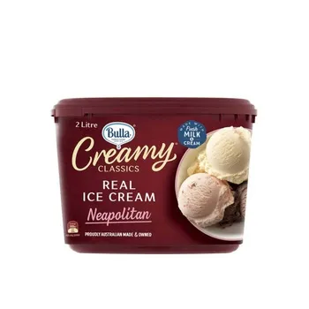Bulla Creamy Classic Ice Cream Neapolitan 2ltr
