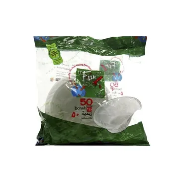البايدر أوعية بلاستيك دائرية 50pcs