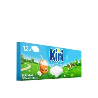 Kiri Spreadable Cream Cheese Squares 12 Portions 216g