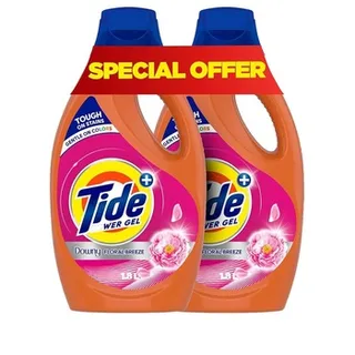 Tide High Density Liquid Touch Of downy 2X1.8 ltr