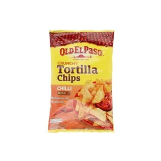 Old El Paso Tortilla Chips Mild Chilli 185g