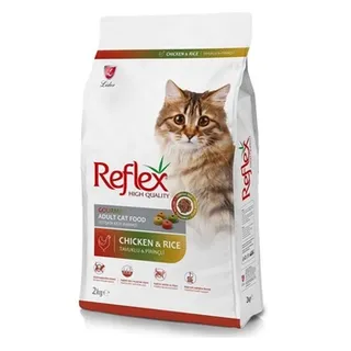 ريفليكس طعام قطط بالغ غورميه دجاج ورز 2kg