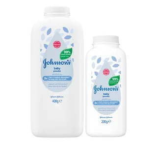 Johnsons Cornstarch Baby Powder 400g+200g