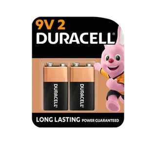 Duracell Battery 9V 2 Pack Monet