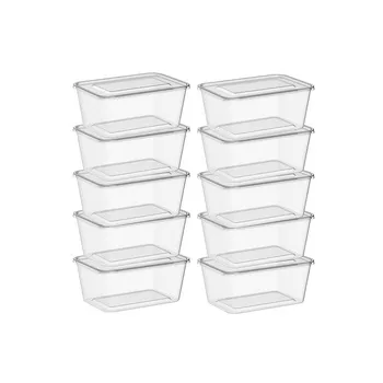 Samar Microwave Container Rectangular 1000cc With Lid