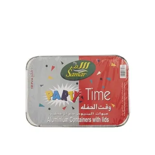 Samar Aluminium Containers With Lid 83190