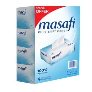 Masafi Tissue 4 x 170 Sheets x 2Ply Special Offer