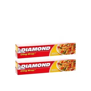 Diamond Cling Wrap 300ft Pack Of 2
