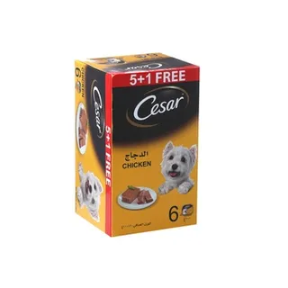 Cesar Chicken 100g (5+1Free) 1X4