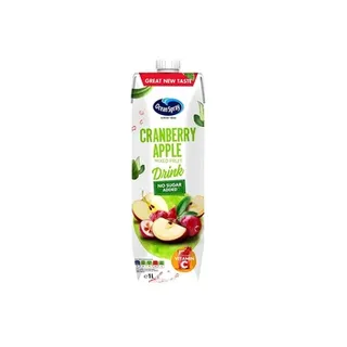 Ocean Spray Cranberry Apple No Sugar Added 1L