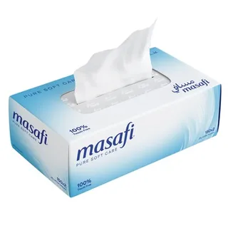 Masafi White Facial Tissues 150 x 2ply