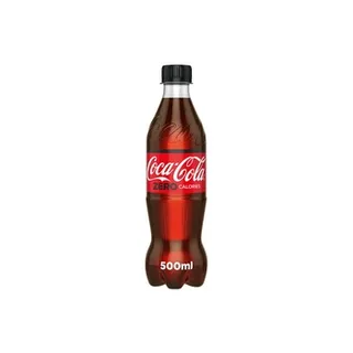 كوكا كولا زيرو كالوريز مشروب غازي بي تي 500ml قطعة واحدة