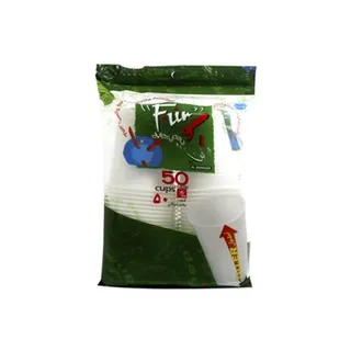 Al Bayader Plastic Cups 50pcs