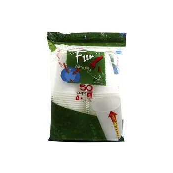 Al Bayader Plastic Cups 50pcs