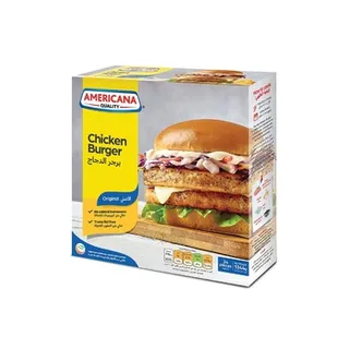 Americana Chicken Burger Unbreaded 1344g