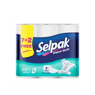 Selpak Toilet Roll 7+2 X 3 Ply