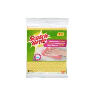 Scotch Brite Sponge Cloth Ultra X 3s