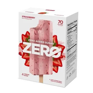 Keto Strawberry Ice Cream 0 Bar 4 x 81ml