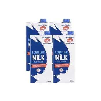 Al Ain Farms Uht Full Cream Milk 4 x 1L