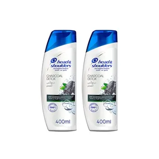 Head And Shoulders Charcoal Detox Anti Dandruff Shampoo 2X400ml