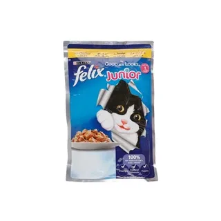 فيليكس جونيور كما يبدو دجاج جيلي كيس 100g