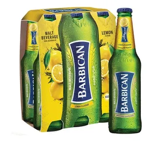 Barbican Non Alcoholic Malt Beverage Lemon Lime Flavor 6 x 330ml