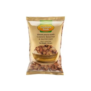 Goodness Foods Cashew Roasted & Salted 240 100g