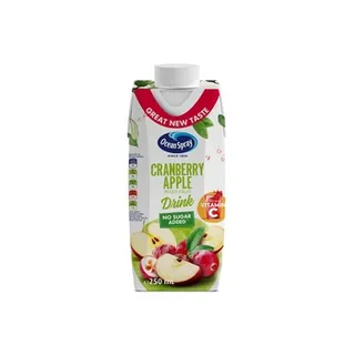 Ocean Spray Cranberry Apple No Sugar Added 250ml