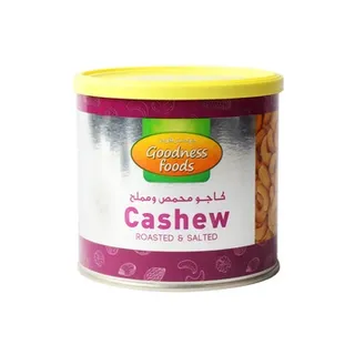 Goodness Foods Cashew Roasted Salted(Tin) 250g