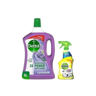 ديتول منظف متعدد الأغراض لافندر 3 لتر + رذاذ ليمون 500ml
