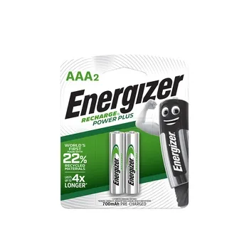 Energizer 2 AAA Recharge Power Plus Batteries 22g