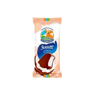 Korovka iz Korenovki Vanilla popsicle ice cream with chocolate glaze 70g