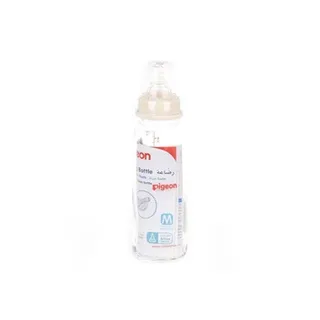 Pigeon Glass Feeding K8 Bottle with Transparent Cap 240ml Clear
