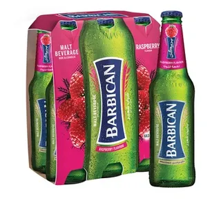 Barbican Non Alcoholic Malt Beverage Raspberry Flavor 6 x 330ml