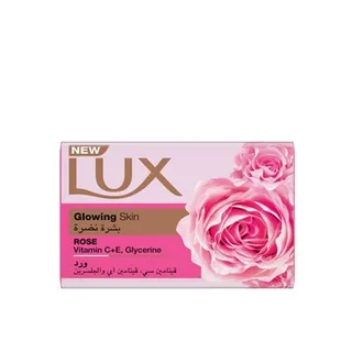 Lux Bar Soap For Glowing Skin Rose With Vitamin C E And Glycerine 120g