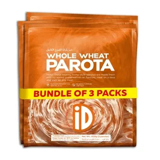 ID Frozen Whole Wheat Parota 3 x 400g