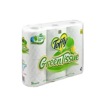 Toffly Green Toilet Papr 3Ply 6 Roll