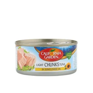 California Garden Light Tuna Chunk In Sunflower Oil 185g