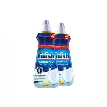 Finish Rinse Aid Lemon 2X400ml