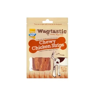 Wagtastic Chicken Strips Dog Food 80g