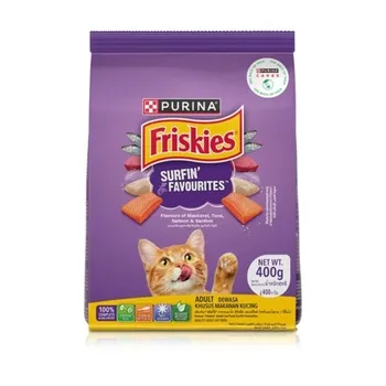 Friskies Surfin Favourites Dry Cat Food 400g