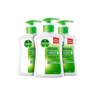 ديتول غسول يدين أصلي 3X200ml