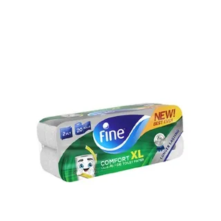 Fine Toilet Tissue Comfort 250 Sheet 2 Ply 20 Rolls