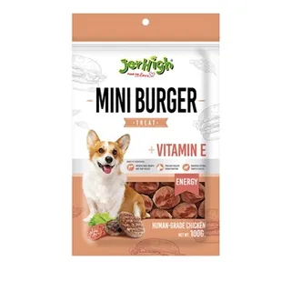 Jerhigh Dog Snack Mini Burger 100g
