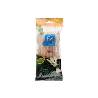 فان ملعقة خشبية 6.5Inches Evergreen 25s Pack