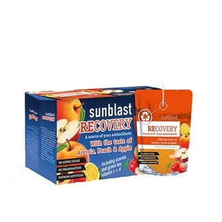 Sun Blast Recovery Peach 200ml No added Sugar Pack of 10