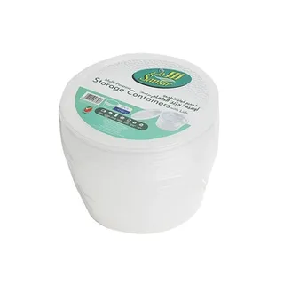 Samar Microwave Container Round 450cc With Lid