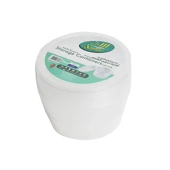Samar Microwave Container Round 450cc With Lid