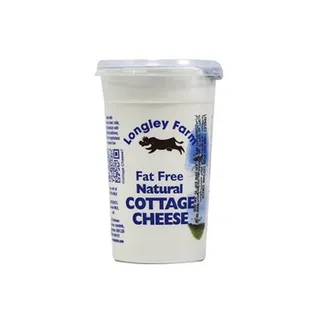Longley Farm Fat Free Natural Cottage Cheese 250g