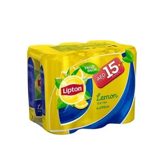 ليبتون آيس تي ليمون 6X290ml قيمة باك